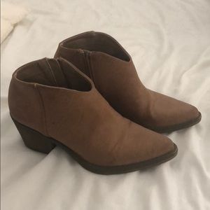 F21 Brown Booties